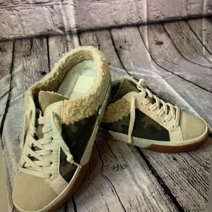 Dolce Vita Camo Faux Shearling Lined Mule Sneaker in size 8 Hardly worn